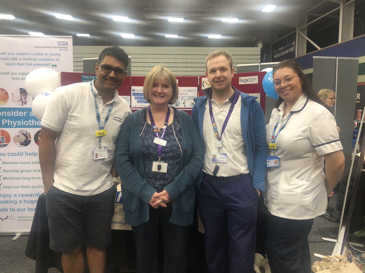 uhltherapy's tweet photo. #LLRAHPs promoting great career opportunities in physiotherapy at Morningside Arena @thecspstudents @CSPEastMidlands https://t.co/SAPKstHgNJ