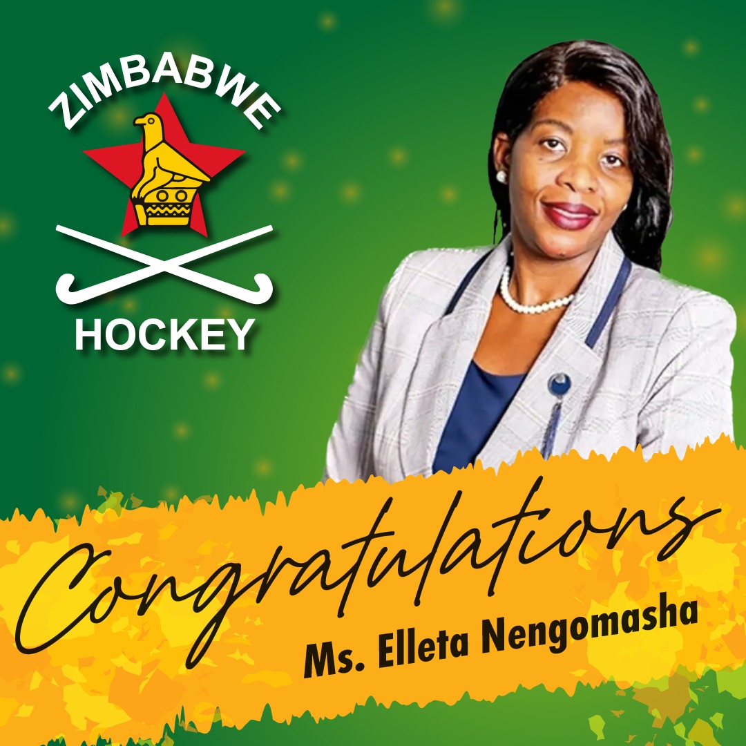 The Hockey Association of Zimbabwe would like to congratulate Ms. Elleta Nengomasha on her recent appointment as the Director General of the Sports and Recreation Commission. We wish you every success in your new role. @ZimbabweSrc