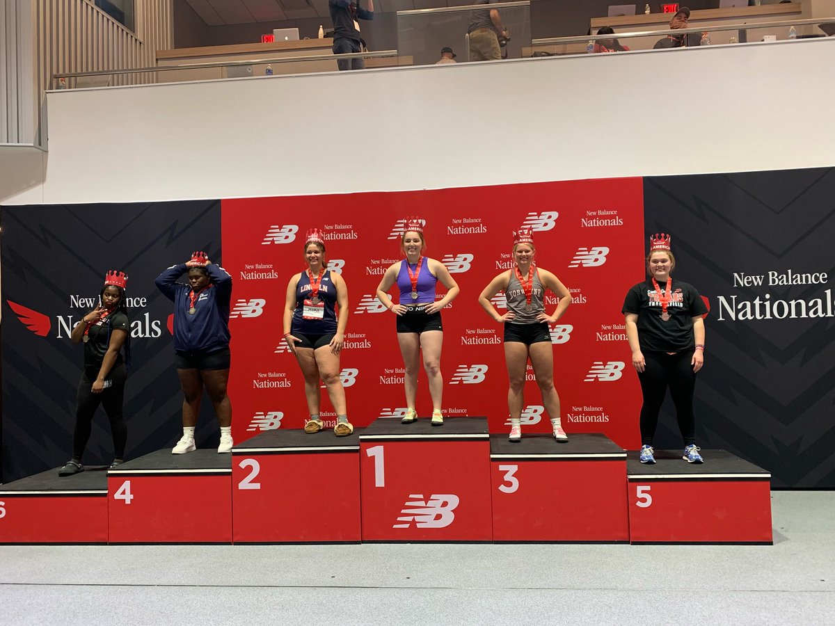 NorwayneThrows's tweet photo. Congratulations to senior Allison Morlock for placing third and earning All American honors with a new personal best with 49’ 1 3/4”. https://t.co/yIJaZoWa1e