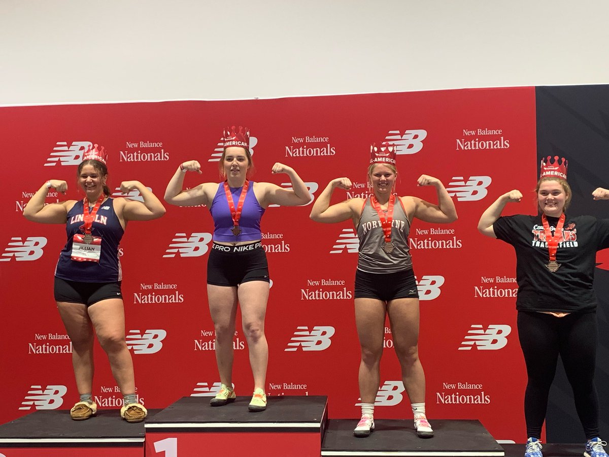 NorwayneThrows's tweet photo. Congratulations to senior Allison Morlock for placing third and earning All American honors with a new personal best with 49’ 1 3/4”. https://t.co/yIJaZoWa1e