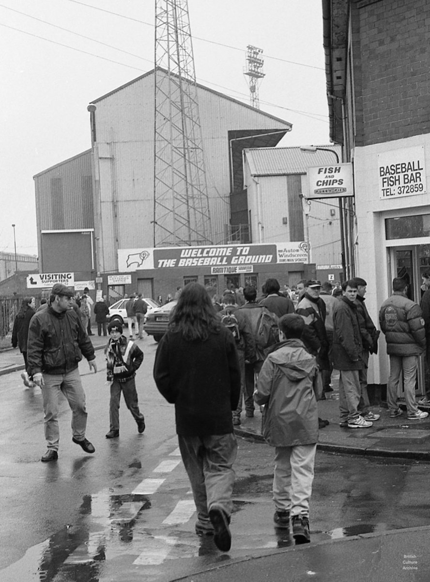 The Baseball Ground. Derby County FC, 1990s. Photo © Tony Davis.