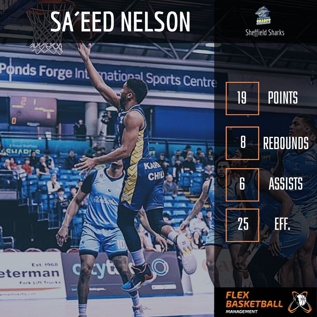 Mr efficiency did it again!
Huge win in @BBLofficial  for <a href="/SheffieldSharks/">B. Braun Sheffield Sharks</a> led by <a href="/SilkySa2/">Sa'eed Nelson</a> 🔥🏀🇬🇧