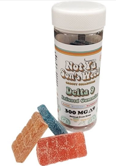 source_nc's tweet photo. Not Ya Son’s Weed has released their new “Groovy Collection” of some sweet Delta 9  gummies! 30mg per gummy makes for a great experience https://t.co/3YqKlTHU9m