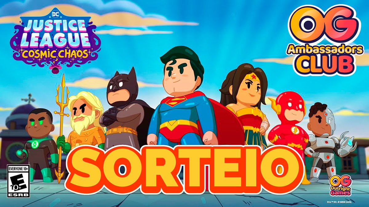 CanalDoEd_'s tweet image. Sorteio de 1 key de #JusticeLeagueCosmicChaos da @Outright_Games para Xbox!

1- Seguir nosso perfil e @Outright_Games 
2- Seguir o canal no Youtube e comentar o vídeo - youtu.be/jriZn3dJIyA
3- Printar e torcer (iremos conferir)!

Jogo Dublado em Portugues!
Boa sorte a todos!