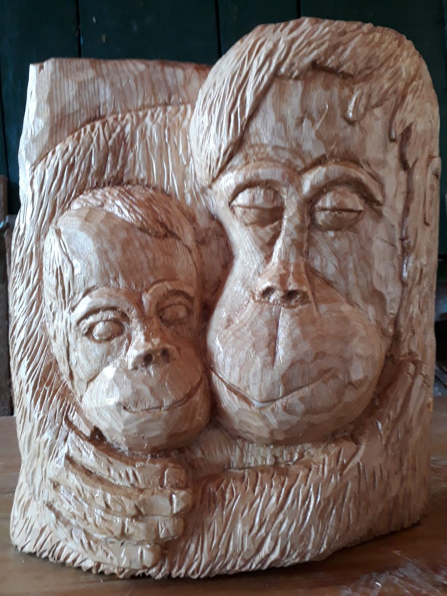 A new woodrelief carving.