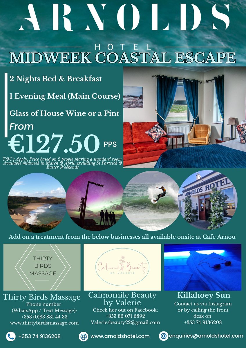 #donegal #WildAtlanticWay #lastminutedeals #getaway #ireland