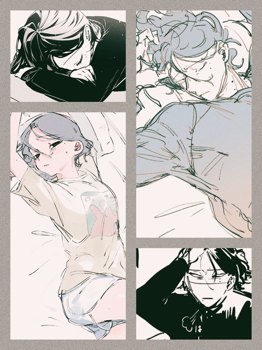 気づけばお前の寝てるとこばかり描いている…… 