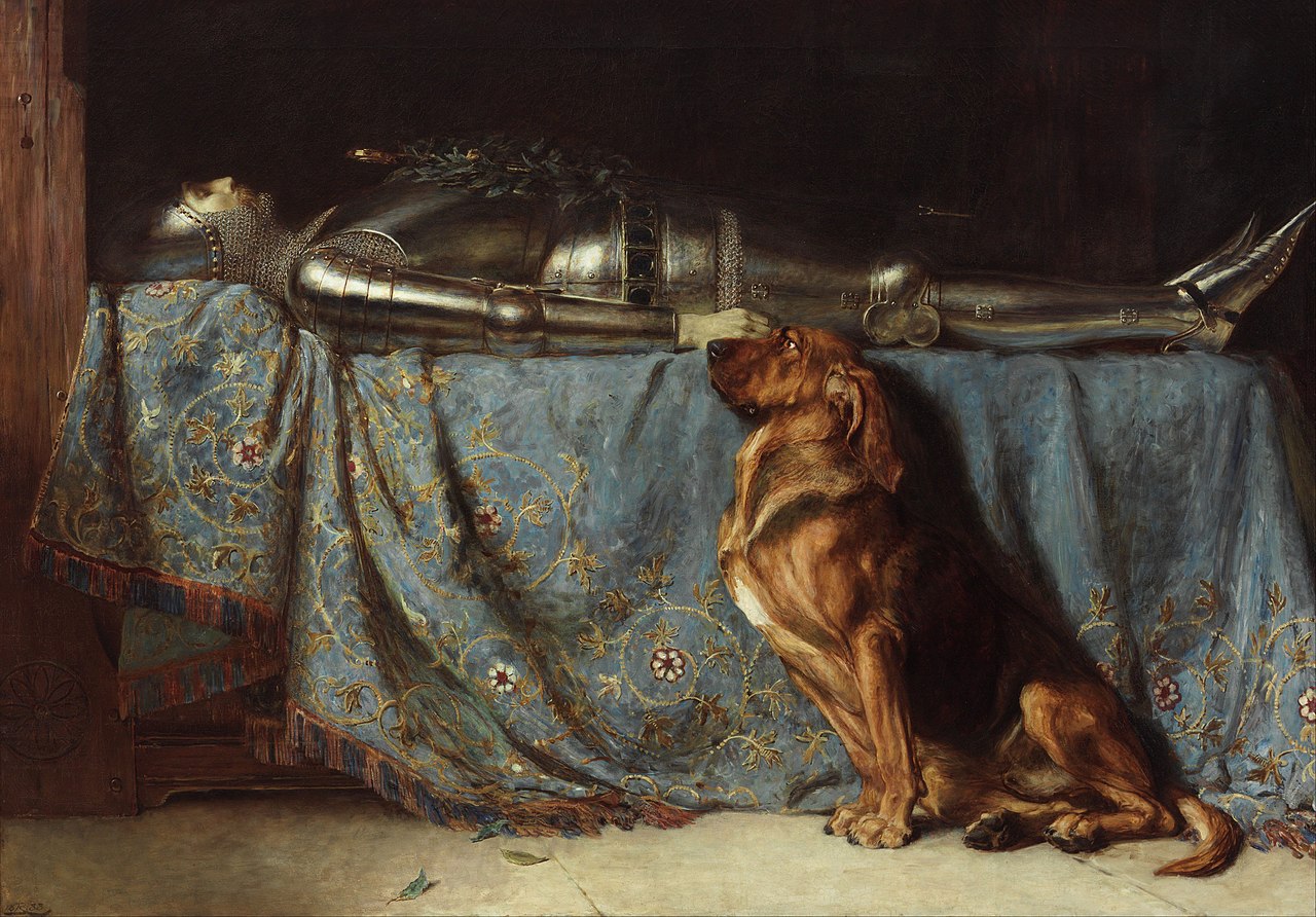 Requiescat by Briton Rivière (1888)