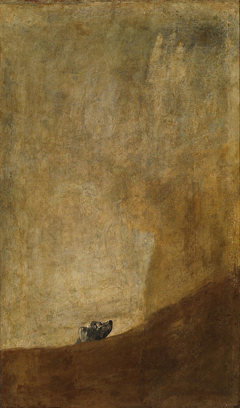 The Dog by Francisco Goya (1823)