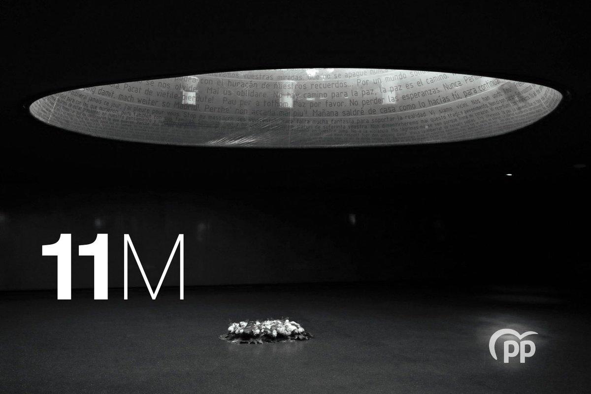 Hoy nuestro emocionado recuerdo a las víctimas de los atentados #11M y a sus familias. 

El día que cambió la Historia y que conmocionó a todo un país. 

No os olvidamos.

#11M #Memoria #11marzo