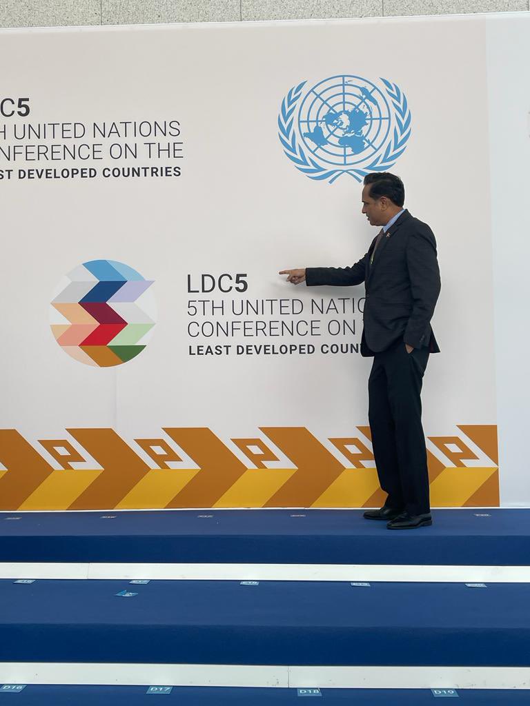 LDC5 Doha conference just concluded. Many takeaways coming. Loss in export trade to be compensated by products & market diversification. Intensive negotiations at intl. level & solid groundwork at the national level critical for a sustainable and irreversible graduation by 2026!