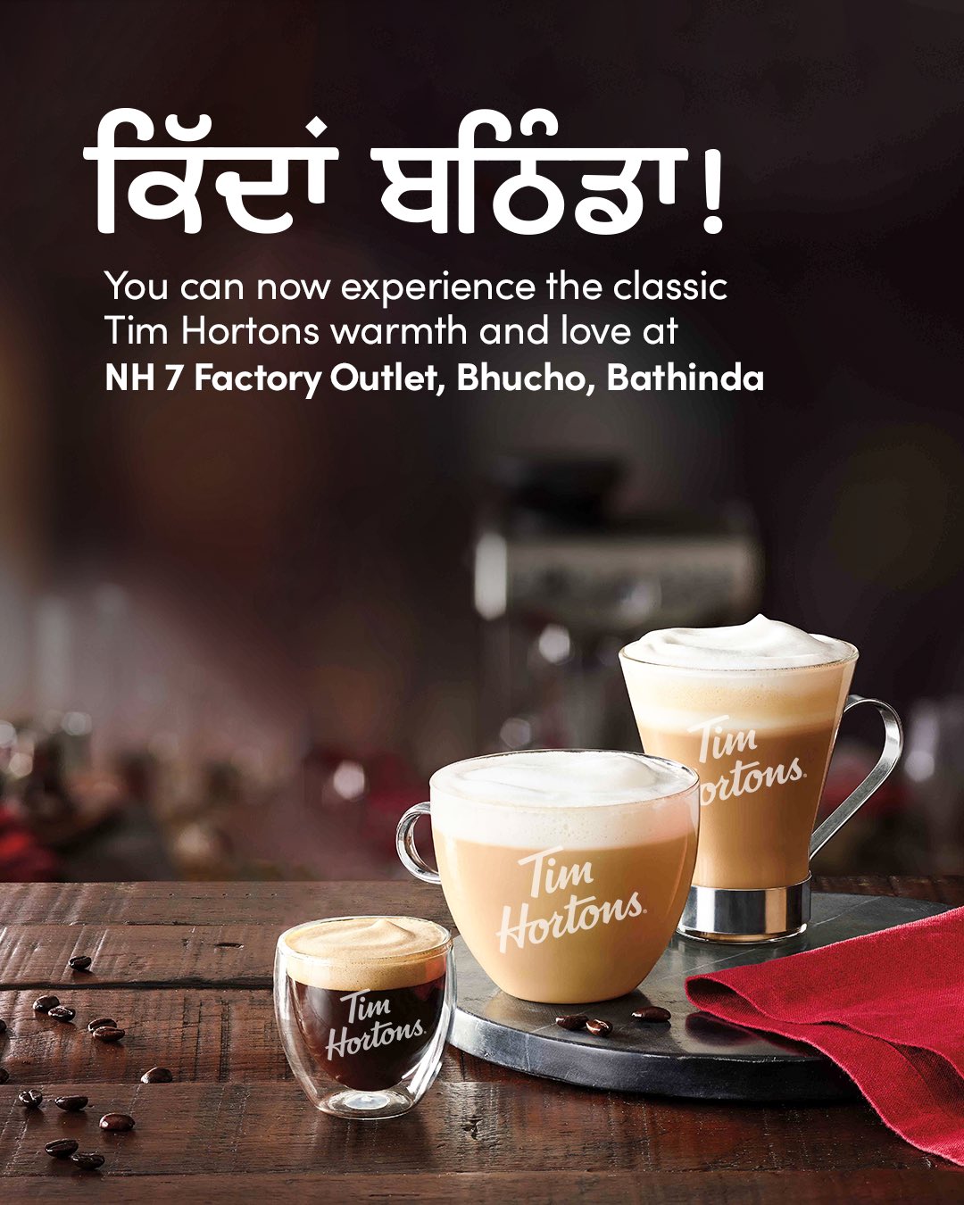Tim Hortons India on Twitter "Hey Bathinda! We’re excited to be