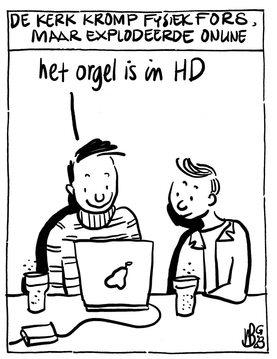 De Willeke (<a href="/willekebrouwer/">willeke brouwer</a>) van vandaag: Deze kerk krom fysiek fors, maar explodeerde online. nd.nl/geloof/protest…