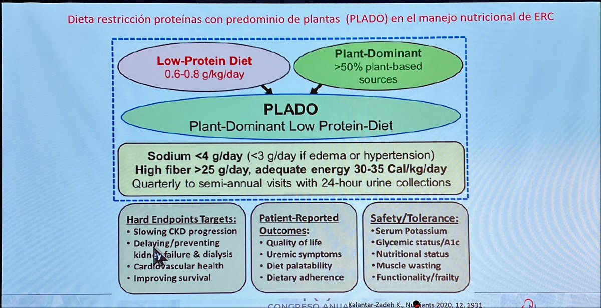 #svnefro23 La Dra Emma Huarte de Logroño ha realizado una excelente revisión sobre la dieta basada en vegetales en la enfermedad renal 
La veréis en nuestro canal YouTube en unos días 
<a href="/SVNefro/">Sociedad Valenciana de Nefrología</a>