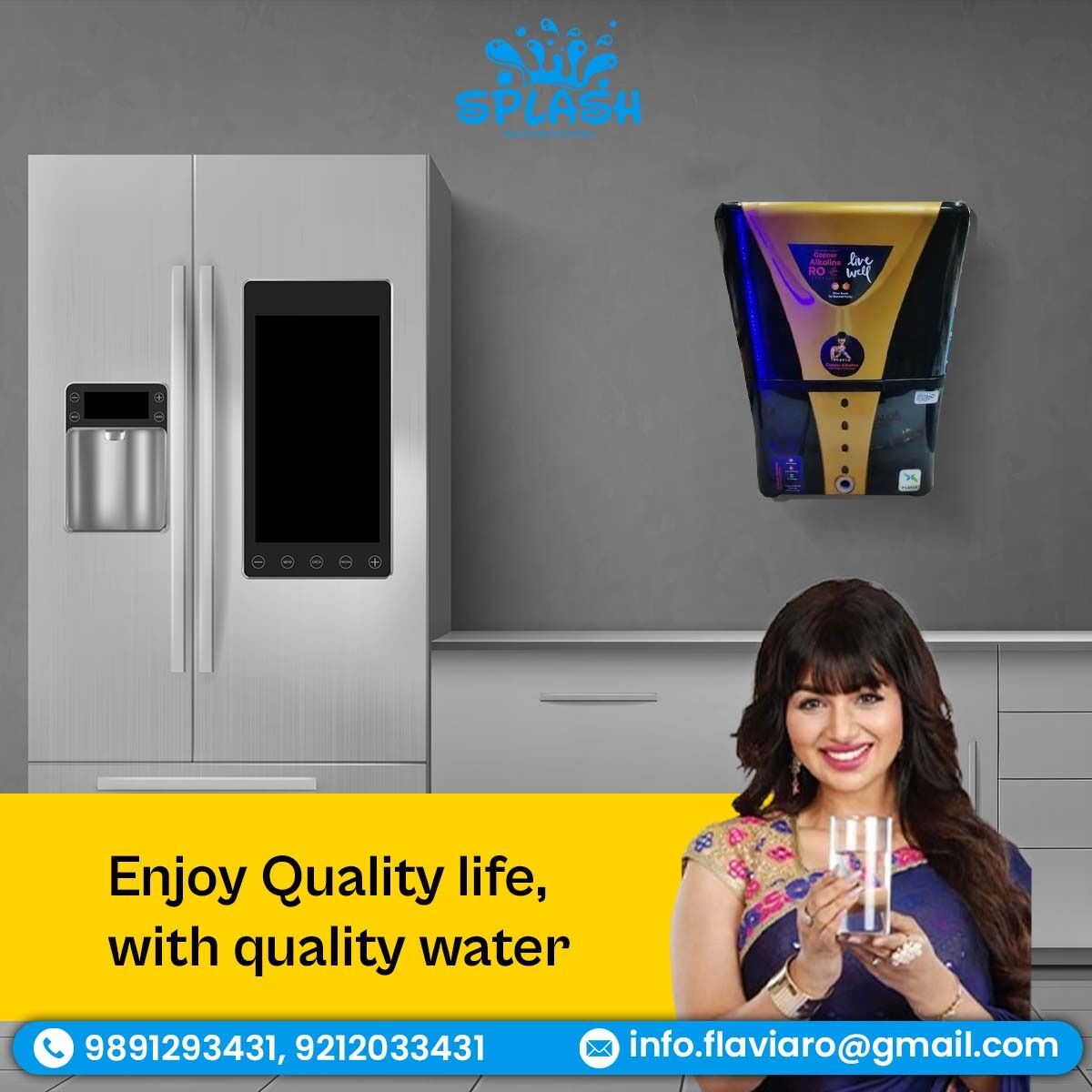 Enjoy a Quality life With Quality water.😊

The PERFECT DRINK to help you reach your WEIGHT LOSS goals
For more info, you can contact in below details
📲9891293431
🌐info.flaviaro@gmail.com

#flavia #waterpurifier #waterfilter #airpurifier #water #ROtechnician #purewater