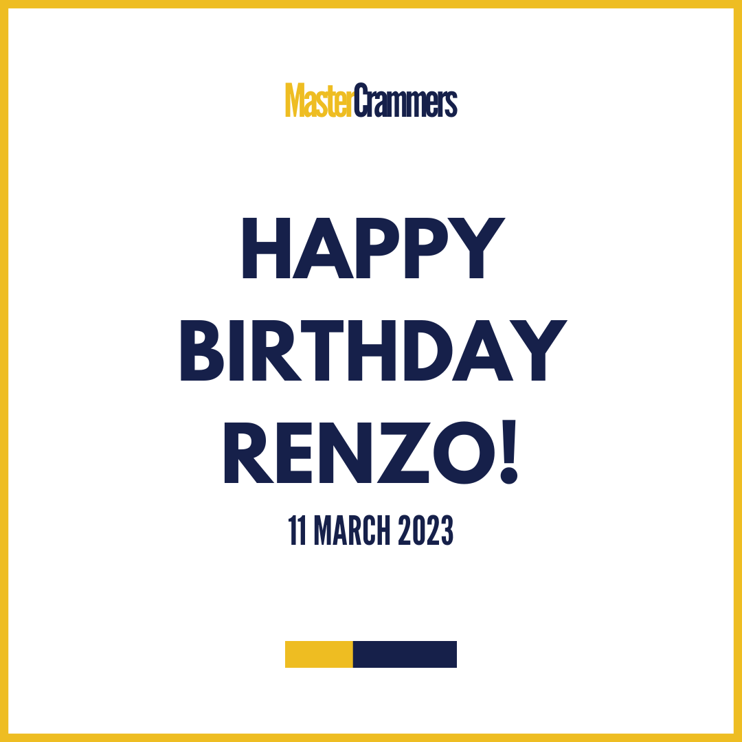 mastercrammers's tweet photo. Happy Birthday Master Renzo! 🥳

#MasterCrammers2023 
#TakesAllOfUsToTheSummit https://t.co/I128yuf87r