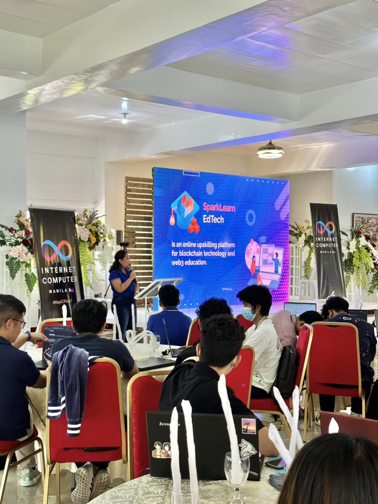 sparkpointio's tweet image. @ICPManila and #SparkLearn has collaborated for a 1-day workshop that introduces the #InternetComputer #Blockchain to the local #BUIDLers of Bicol Region.