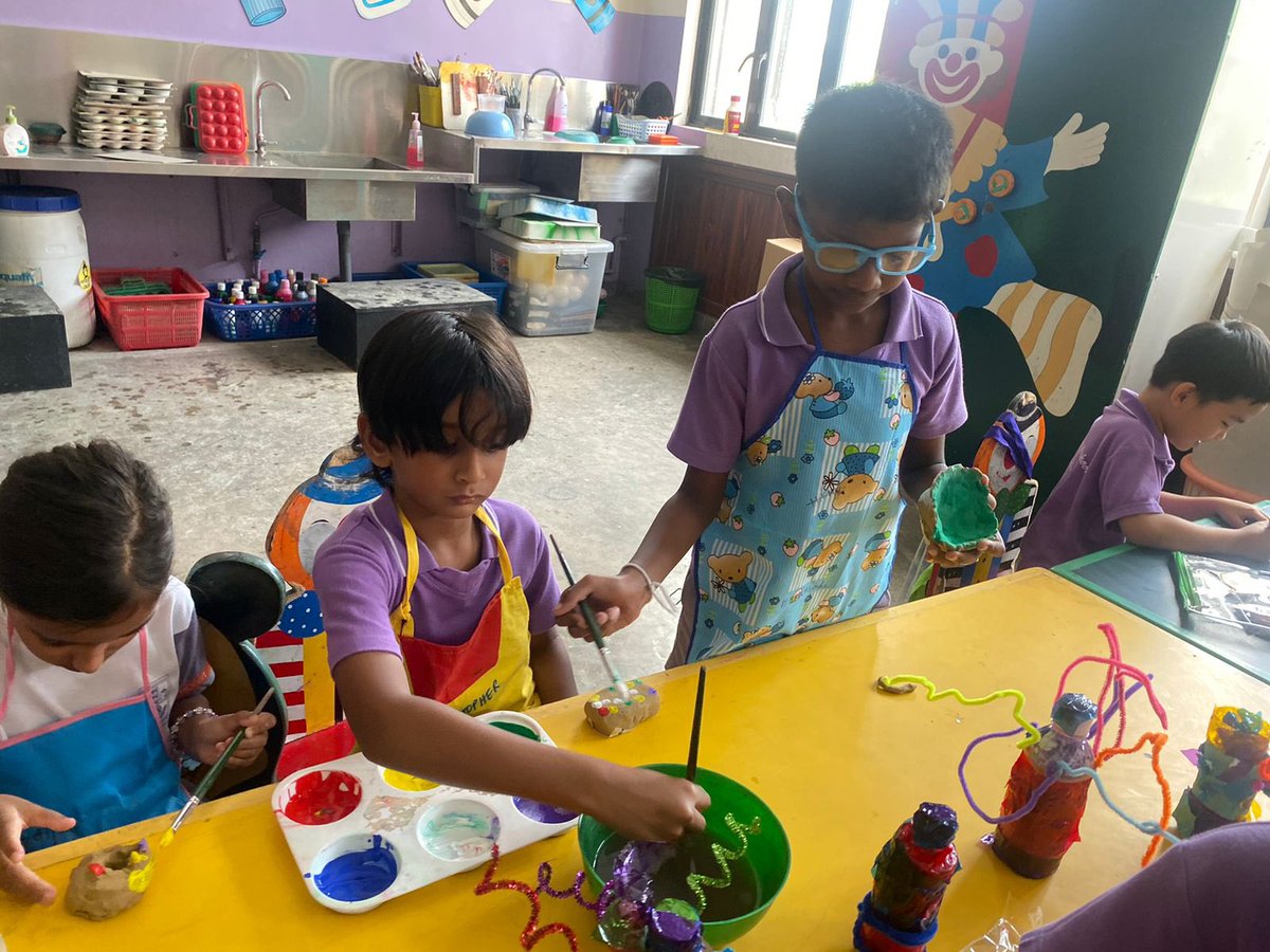 Year 1 children having fun at Art
<a href="/BSColomboLK/">British Sch Colombo</a> <a href="/BSC_Principal/">BSC Principal</a> <a href="/BSC_JSHead/">BSC Junior Head</a> <a href="/jsyear1/">BSC_JSYear1</a>