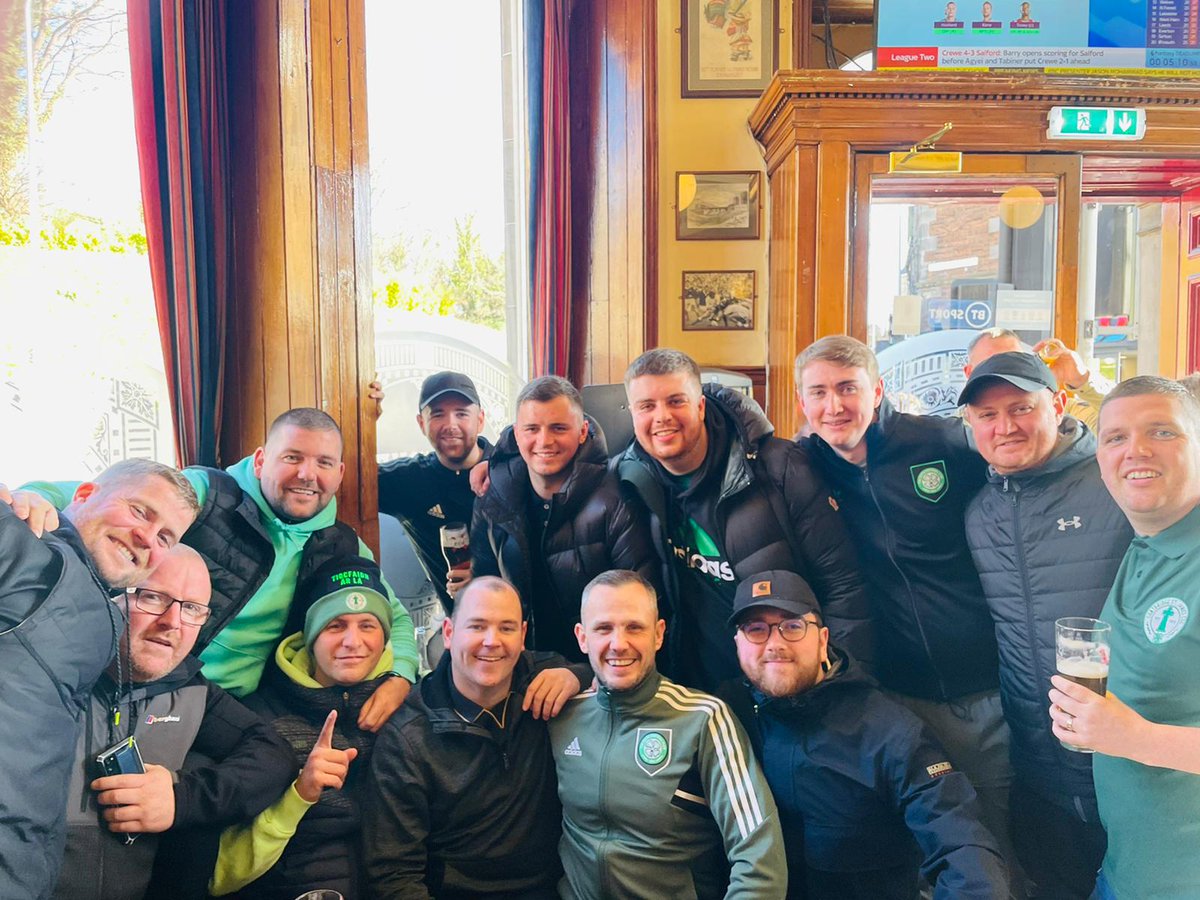 Some of the troops at Tynecastle today 🍀