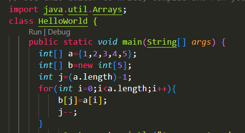 itscodiosity's tweet image. Can someone just check my small #JAVA code for its efficiency , for reversing an #array
#javacode #programming #cs #vscode