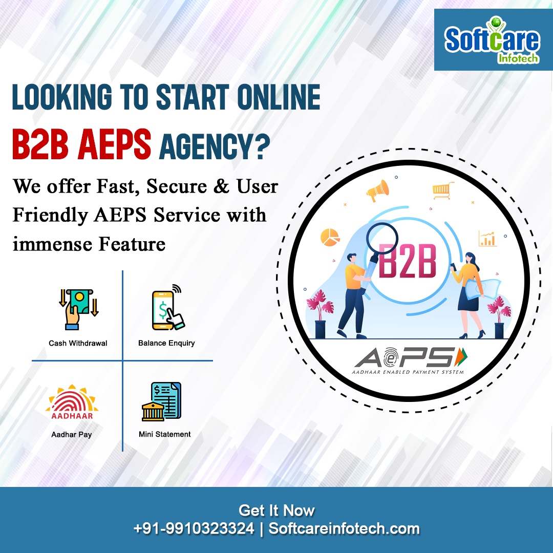 softcareinfotec's tweet image. Get started today with #softcareinfotech AEPS services and Boost your Banking Business.
For a Free Demo Call -+91-9910323324
Book demo Now:-bit.ly/3FTl9rt
#AEPSAPI #AEPS #iciciaeps #yesbankapi #nsdlbankapi #CashWithdrawal #balanceenquiry
