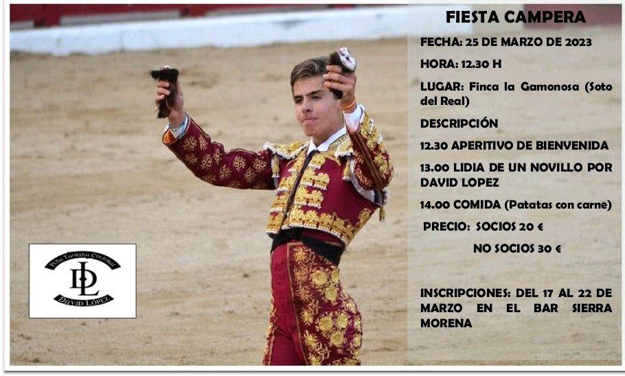Peña Taurina Cultural David Lopez tweet media