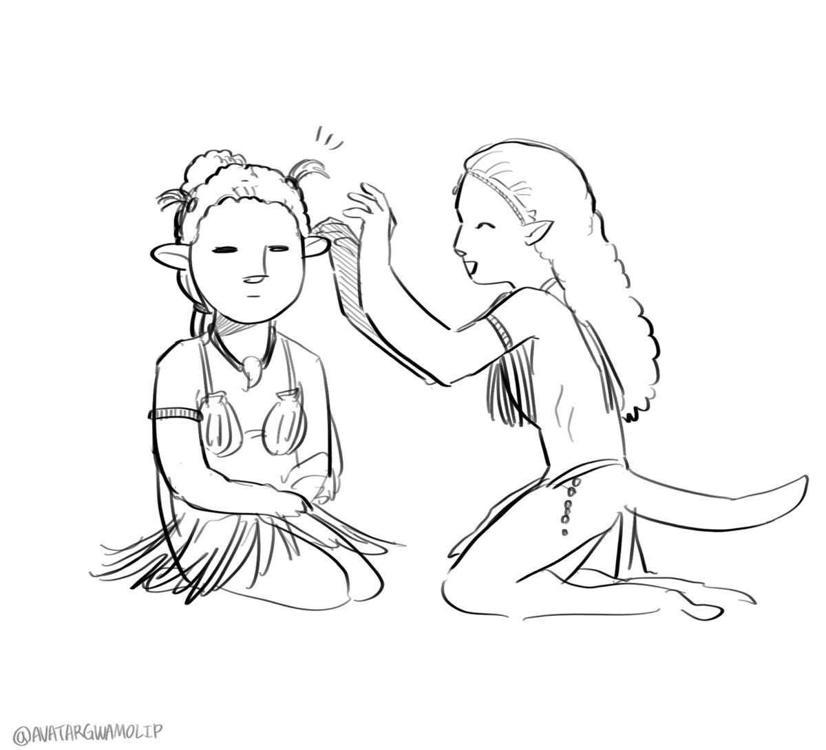 avatargwamolip's tweet image. 여동생 놀아주기