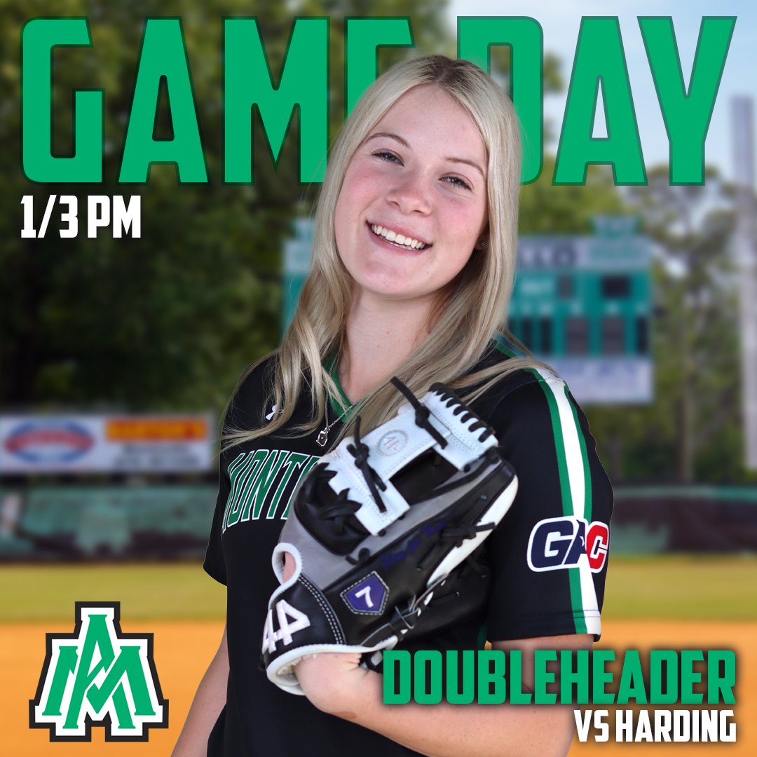 UAM Athletics (@uamsports) on Twitter photo ๐๐'๐ ๐๐๐๐ ๐๐๐! <a href="/UAMSoftball/">Blossoms Softball</a> close out their <a href="/GACAthletics/">#TheGAC</a> series with the Bisons! ๐ฅ
๐: Harding University
โ๏ธ: 1:00/3:00 PM
๐๏ธ: Monticello, AR (Alvy Early Softball Field)
๐บ: youtube.com/WeevilNation
๐: uamsports.com/sidearmstats/sโฆ
#BlossomNation ๐๐'๐ ๐๐๐๐ ๐๐๐! <a href="/UAMSoftball/">Blossoms Softball</a> close out their <a href="/GACAthletics/">#TheGAC</a> series with the Bisons! ๐ฅ
๐: Harding University
โ๏ธ: 1:00/3:00 PM
๐๏ธ: Monticello, AR (Alvy Early Softball Field)
๐บ: youtube.com/WeevilNation
๐: uamsports.com/sidearmstats/sโฆ
#BlossomNation
