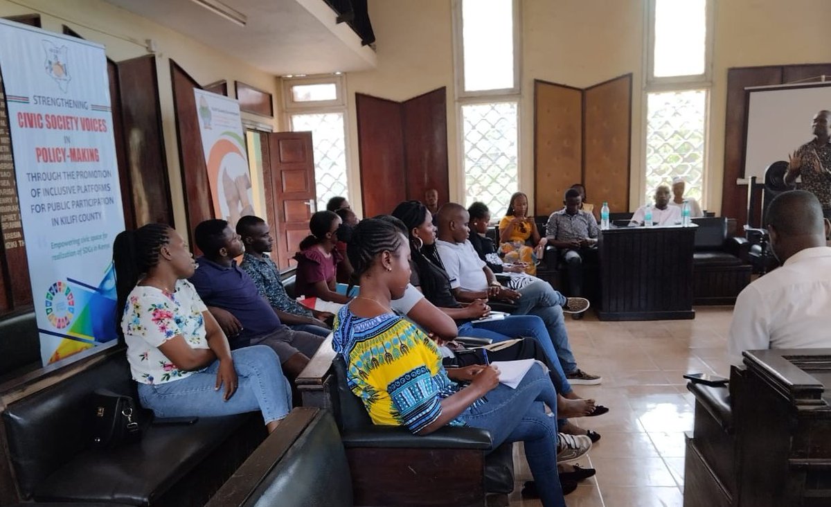 Young people have a massive stake in the decisions that shape the country. Nearly all issues affect the youth differently. We have today joined @KECOSCE at the Malindi Manucipal Chambers to discuss issues of #Youth #Participation in #Governance 

#YouthParticipation