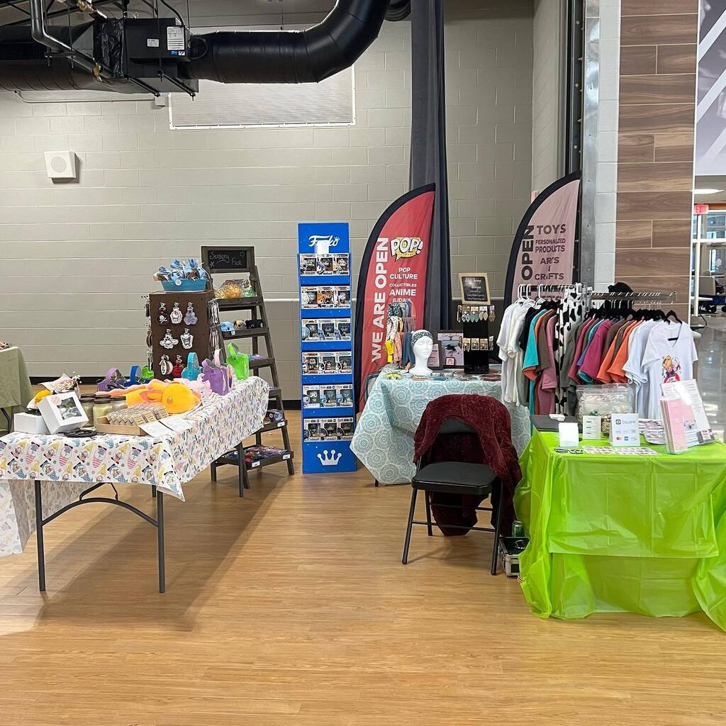 PeaOfSweetness's tweet photo. We’re all set up at the Spring for the Stars Craft and Vendor fair at Elida Elementary School. Look for my @peaofsweetnessllc booth in the cafeteria on the stage! https://t.co/EnDjFxJO2W https://t.co/UvOdUvJxOG