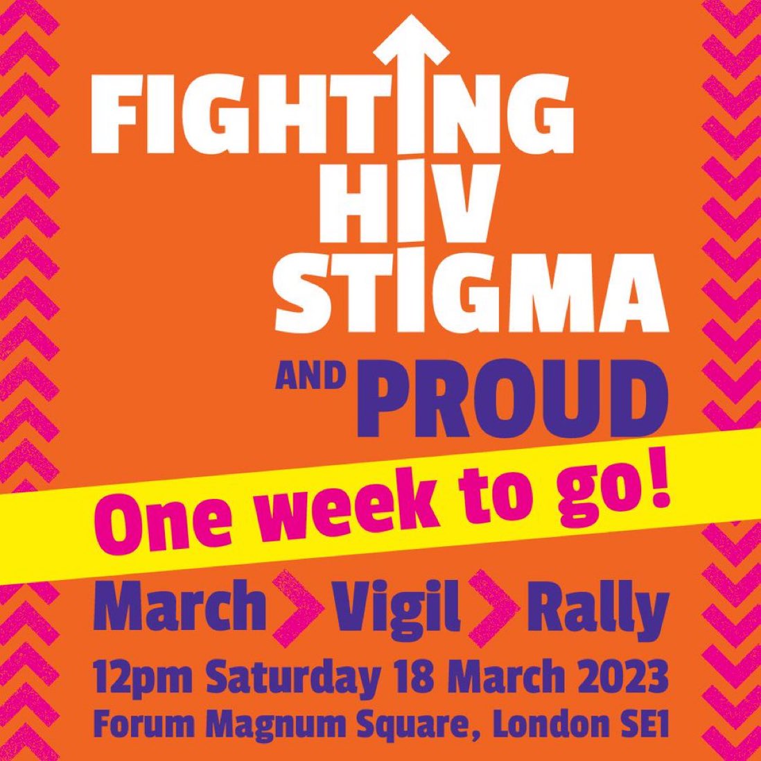 As someone living with HIV I’m affected by HIV Stigma.

Join me a week from today to March against HIV stigma.

I’m on treatment and live a normal life. 

I own HIV it doesn’t own me. 

#UequalsU #CantPassItOn #HIV #Stigma