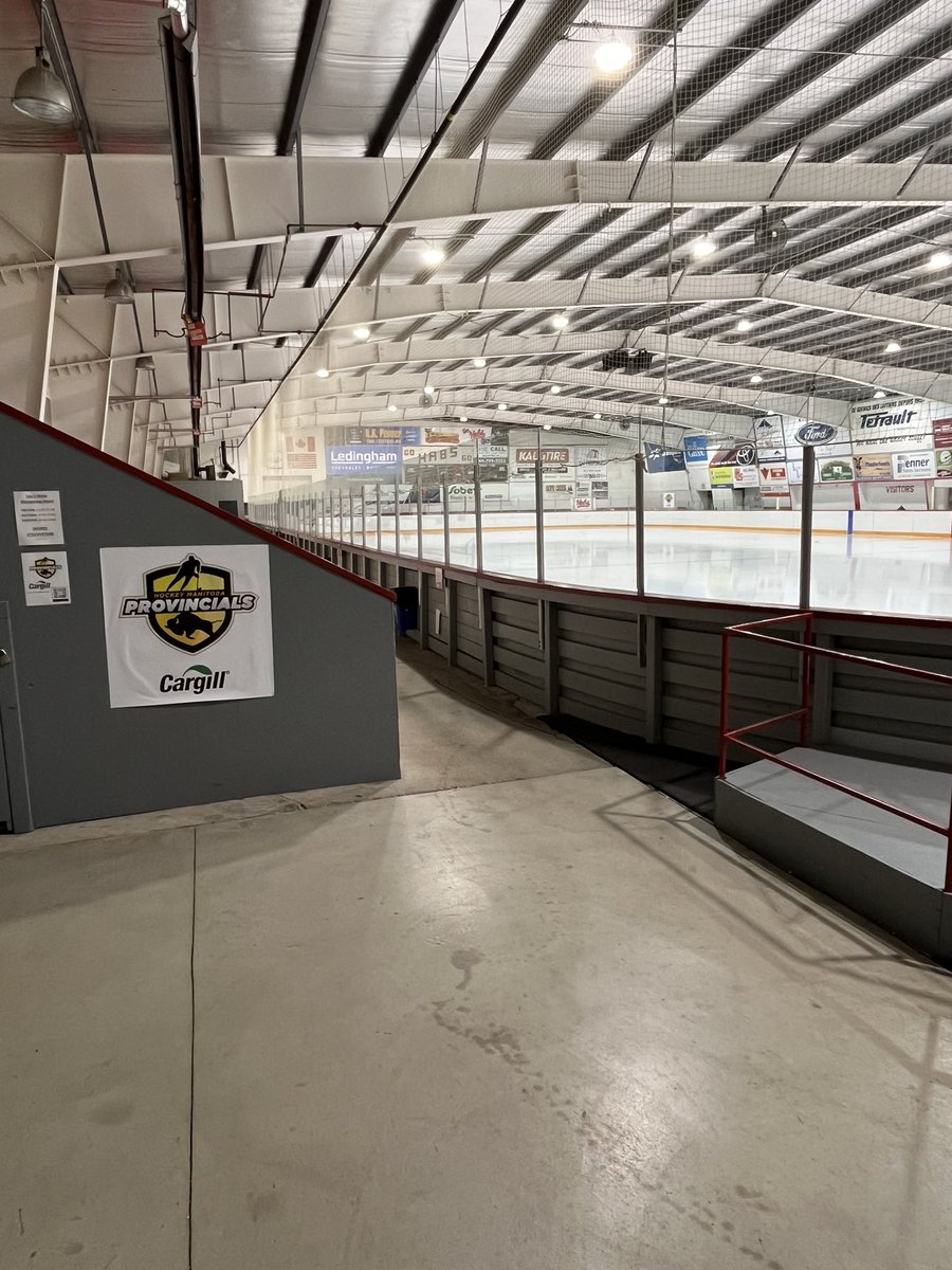 Day 2 of the Hockey Manitoba U18 Provincial Championship brought to you by Cargill in La Broquerie <a href="/hockeymanitoba/">Hockey Manitoba</a> <a href="/CargillAgCanada/">CargillAgCanada</a> #HMProvincials #BelieveInTeam