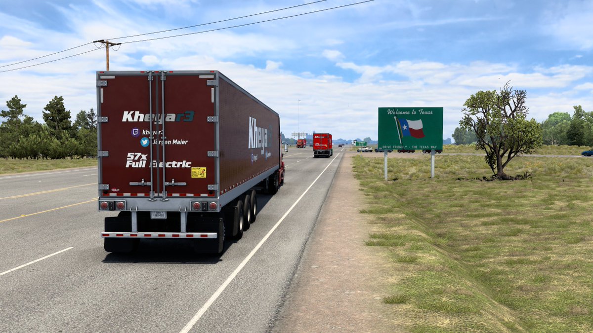 @SCSsoftware 
@WstrnStarTrucks 
@MohSkinner 
#e57X
#FullElectric
#ATS
#AmericanTruckSimulator
#BestCommunityEver 

Clovis to Amarillo with IBC Controler
Heavy Transport with a sustainable, silent, emissionfree truck to a really good job...