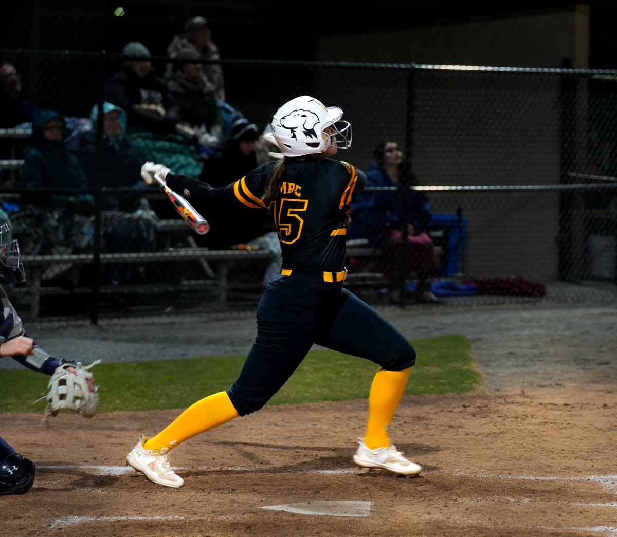 I don't know who this girls is, but she knocked the ball all the way to the Ravens Stadium! @UMBCsoftball @NonaCarroll7 @CoachKuhlmeyer