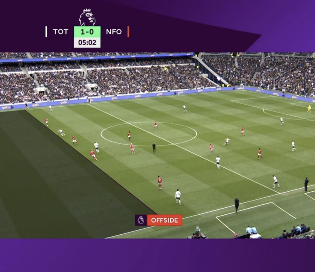 As their's no #MOTD tonight wonder if <a href="/GaryLineker/">Gary Lineker</a> and <a href="/alanshearer/">Alan Shearer</a> will confirm if this is #Offside #TOTNFO