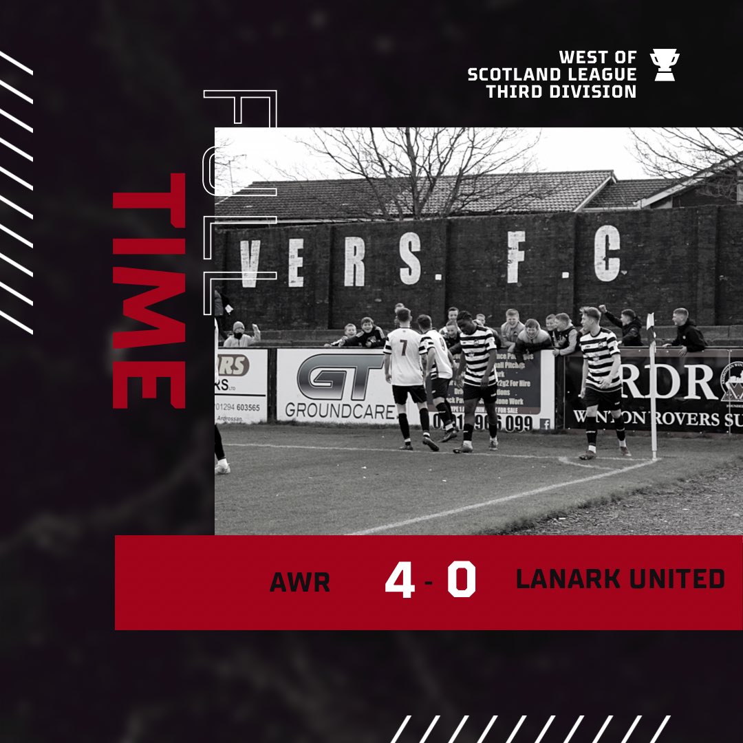 Winton_Rovers's tweet photo. Full Time!

3 Points and back on top 🔝

AWR 4-0 @LanarkFc https://t.co/NUvJFlSLBP