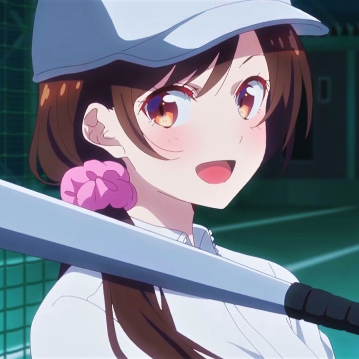 #OpenRP 
#rentalgirlfriend 

*Chizuru was practicing hitting a ball with a baseball bat. She did notice [Reader] as well*

Chizuru Mizuhara: 'Hi [Reader]!'