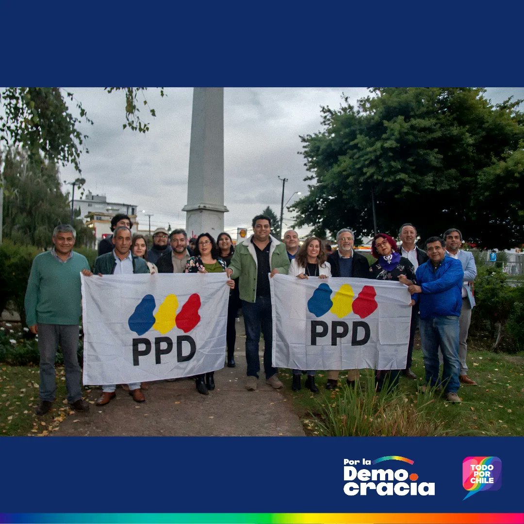 PPD_Chile's tweet image. Este fin de semana se dio inicio a la campaña de candidatos de #TodosPorChile, de la Región de los Ríos para el #ConsejoConstitucional. 

Nuestro secretario general,  @pepetorokemp
estuvo presente junto a las autoridades regionales de la @PDC_Chile y el @PRadicalcl