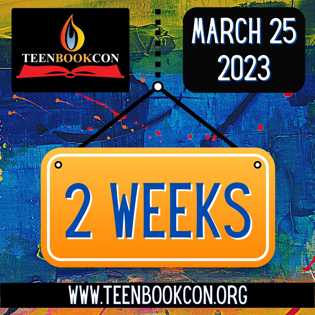 TeenBookCon's tweet image. TeenBookCon is just 2 weeks away! You can find all information for the day on the website. We can&apos;t wait to see you there! #TeenBookCon2023 @BlueWillowBooks