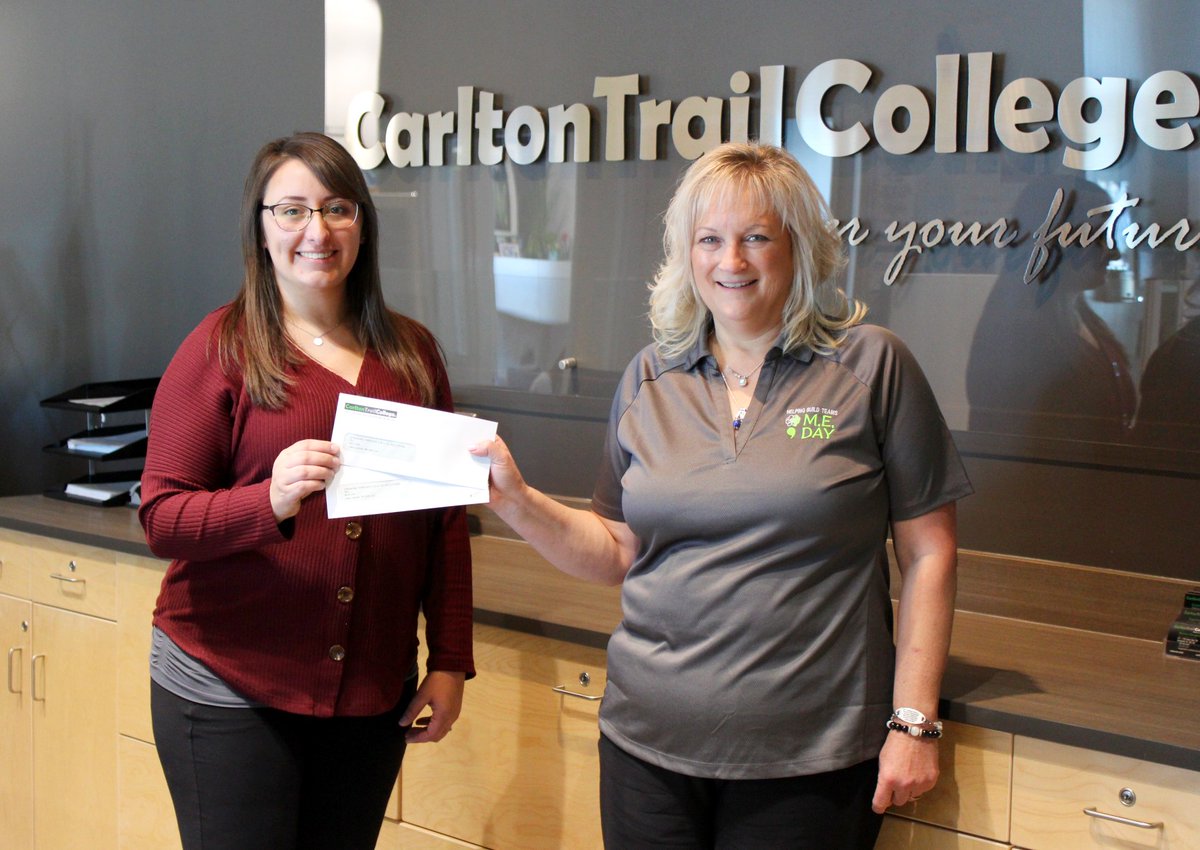 Our staff are proud to #giveback to regional organizations! With recent focus on #mentalhealth & well-being, the College donated $285 to Speaking Through C.R.A.I.G. (Creating Resilience and Awareness Inspired through Guidance) to support their work. 😊 #CTCcares #staffgiving