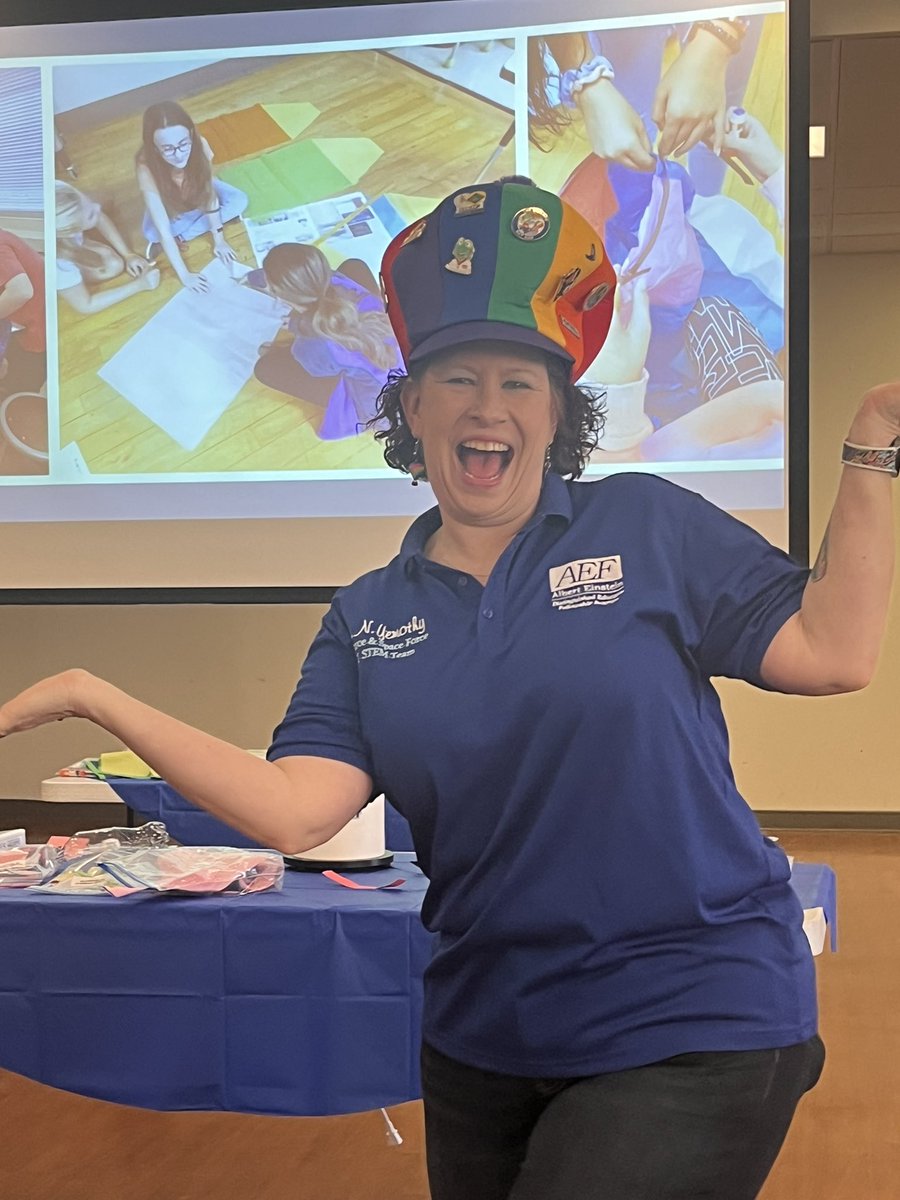 STEMnaut's tweet image. This hot air balloon session was fantastic! Cannot wait to bring to our learners at #TechWorksatCCA Thanks so much @DrYemothy and @DoDstem. #CCA #DocYSTEM #STemEducation