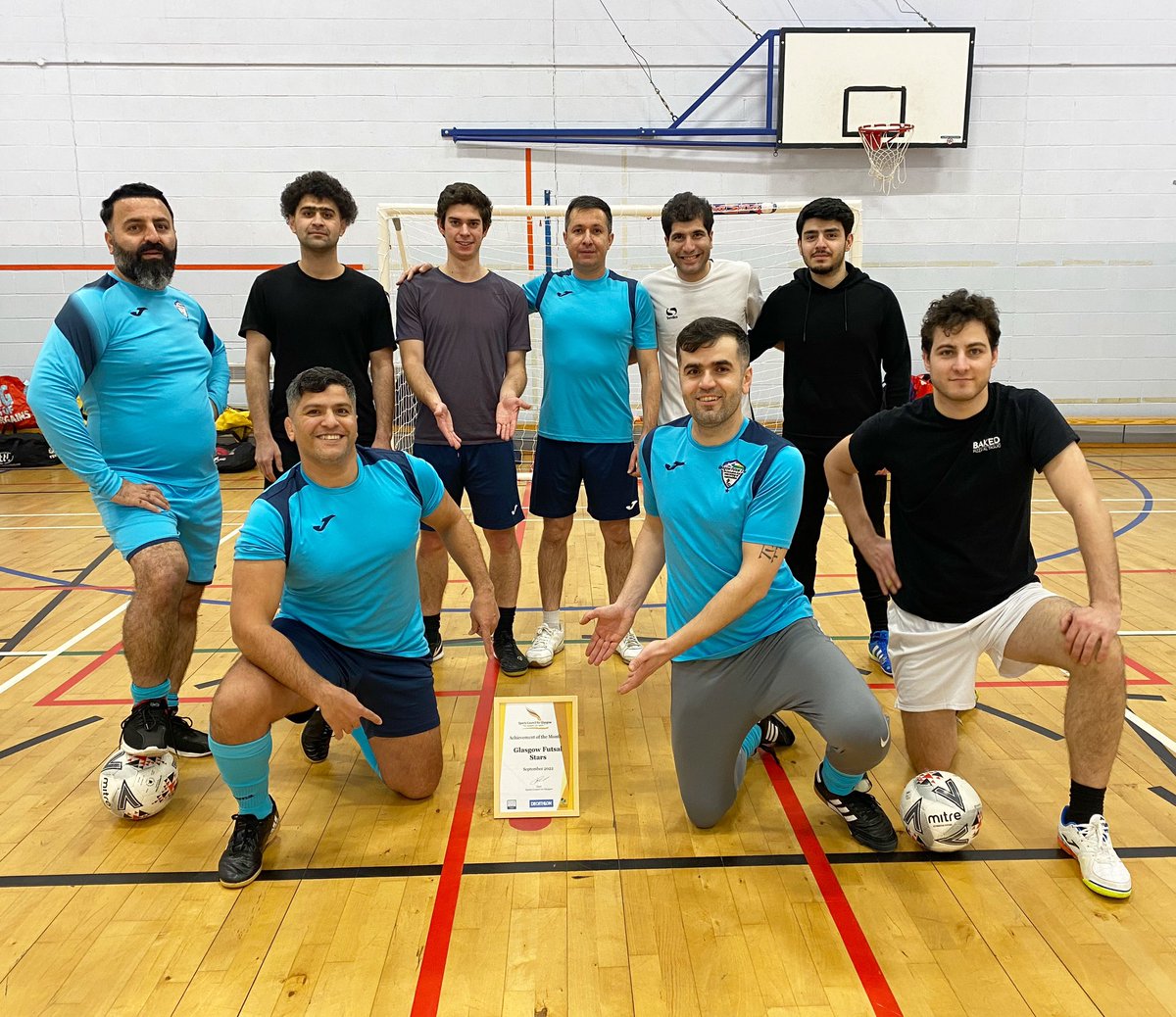 Achievement of the Month winners! Thank you <a href="/scglasgow1000/">ClubSport Glasgow</a> for this  award and for the Decathlon voucher #glasgow #futsal #scottishfutsal
