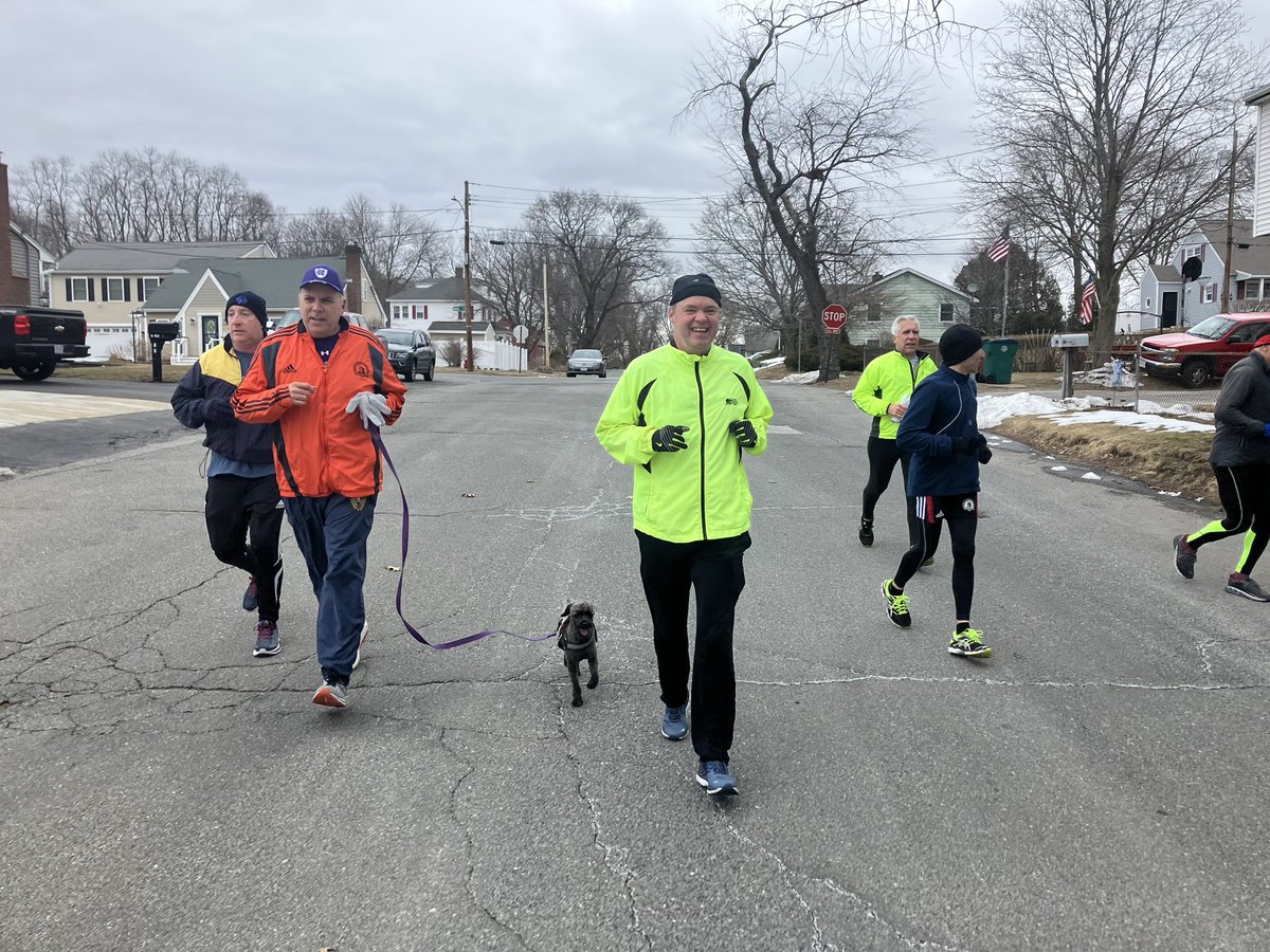 patrickecook's tweet photo. Running through #Lowell’s Pawtucketville neighborhood today with the #EStreeters - great friends, great memories, and good to learn we’re outside the statute of limitations of college hijinks @ChewieCook @AndrewCooker @jpiekos @Scanlon65 @cborges_2004 https://t.co/COQGRmrDWv
