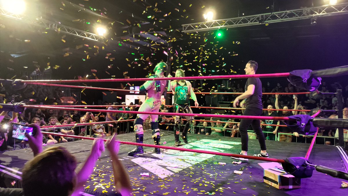 #AndNew 
<a href="/WSWWrestlingAUS/">WorldSeriesWrestling</a> Champion <a href="/TheMattCardona/">Matt Cardona</a> !!!!!!

Thank you Matt, Brian and Adrian 
For putting on not only a great show but for ensuring the title goes to where it belongs around Matt's waist.
#IndieGod #DeathMatchKing 

#GoldInTheAirAndAroundMyWaist