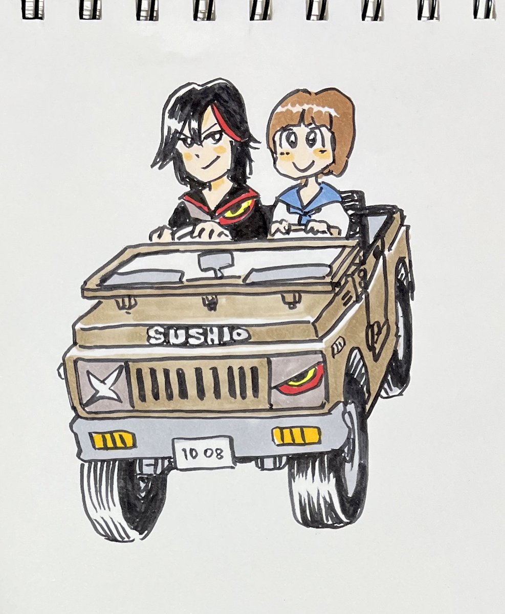「#女の子二人のイラストを貼る見た人もやる 」|zama36のイラスト