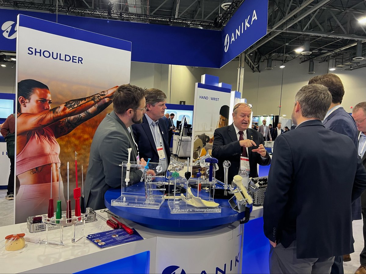AnikaThera's tweet photo. #AAOS23 is a wrap! Thank you for stopping by our booth! And a big thank you to our expert faculty & presenters for a very successful meeting! #RestoreActiveLiving #StayActive https://t.co/LYAPQenP6N