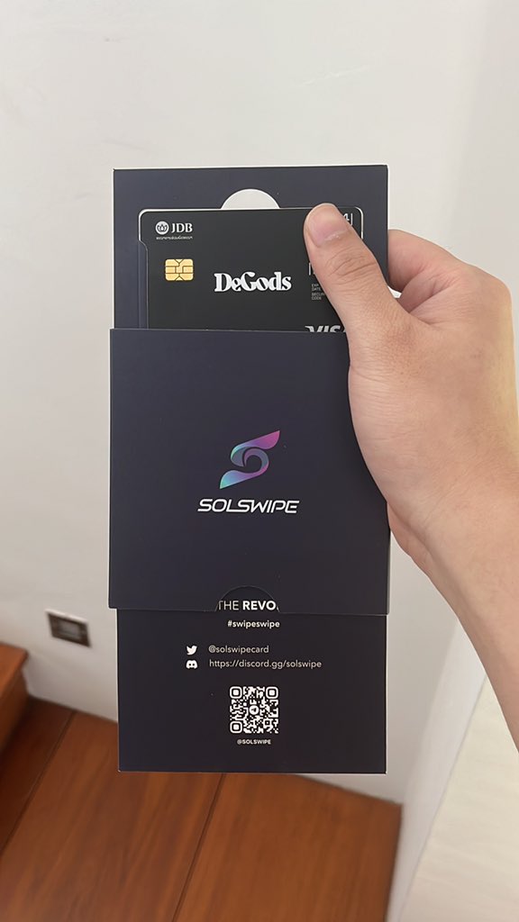 Got my @Xswipecard 🥰 <a href="/DeGodsNFT/">DeGods</a>
