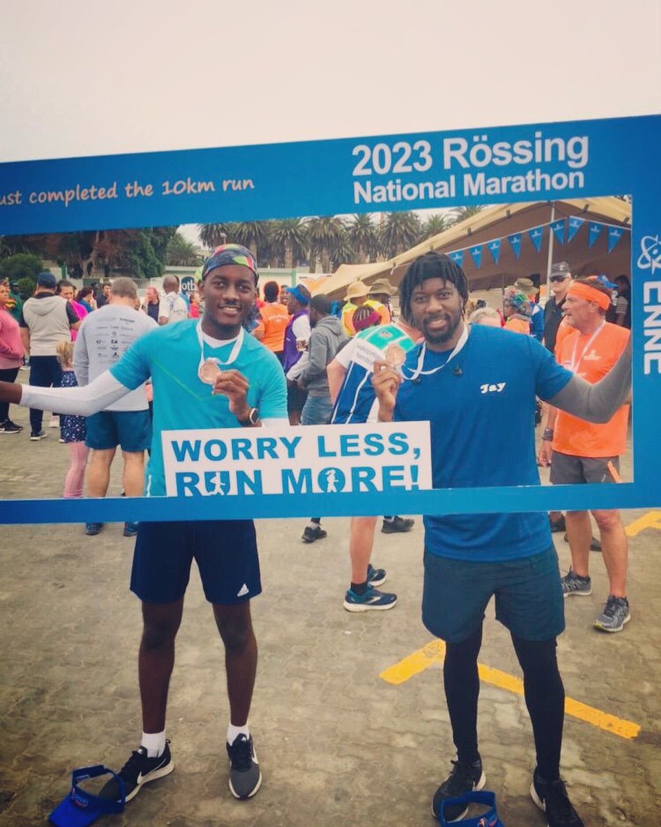 iamtuikila's tweet photo. Worry Less, Run More ..  that was the theme 🎖️🏃🏾
#RössingMarathon
#NewPB
#weKeepIt💯 https://t.co/3dwu4LTKr7