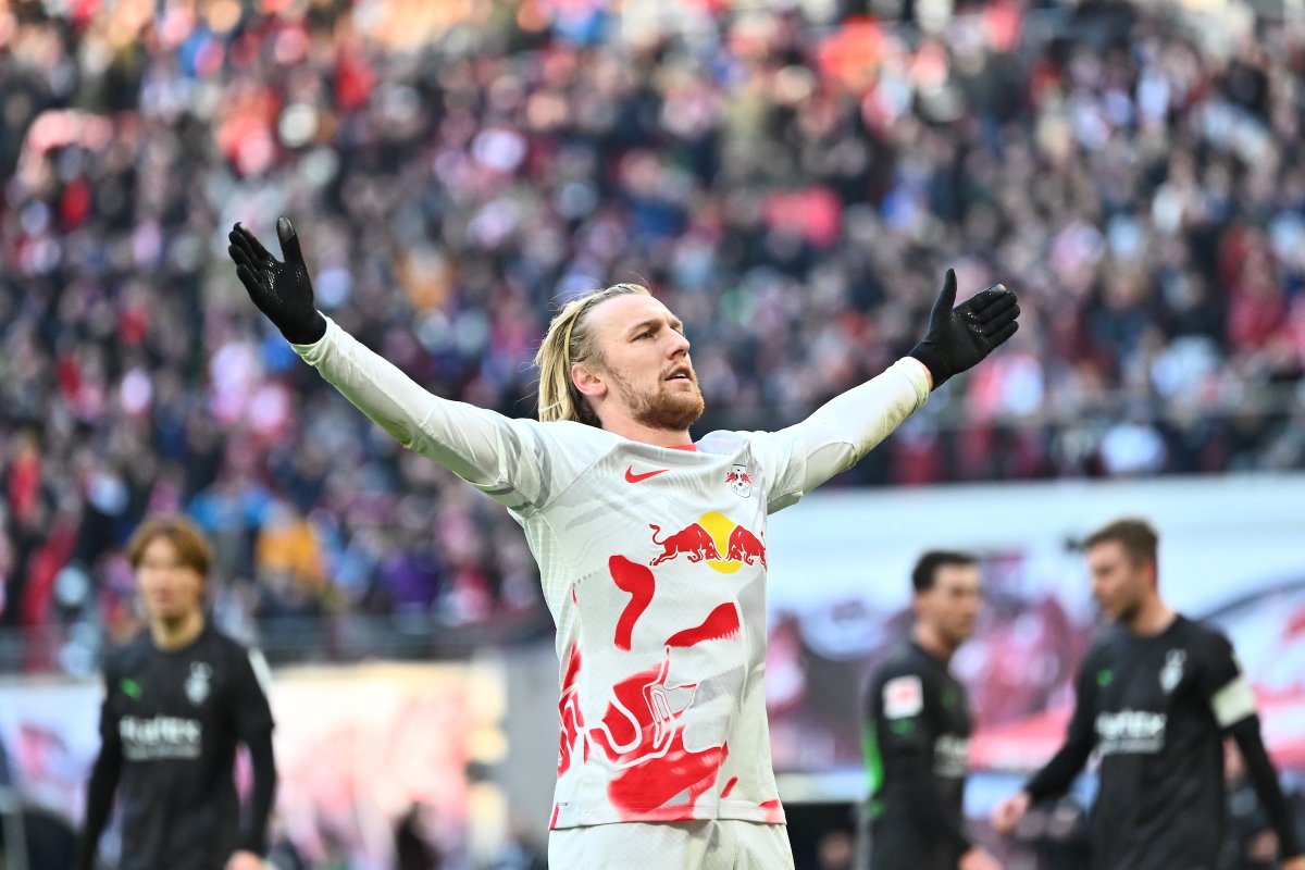 Mönchengladbach Vs Leipzig post-match celebration
