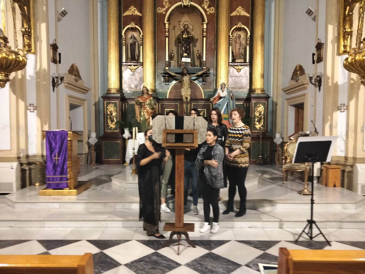 DeMusicaE's tweet image. ¿Estáis ya con todo preparado? ¡Nosotras sí! Nos vemos esta tarde a las 20:30 en la Iglesia de Santiago Apóstol de Lorquí.

O GRAM SENHORA. @arslusitana &amp;amp; @DeMusicaE

@FEMALantigua 

#DeMusicaEnsemble #Femal #femal2023 #lorquí #músicaantigualorquí #CulturaMurcia